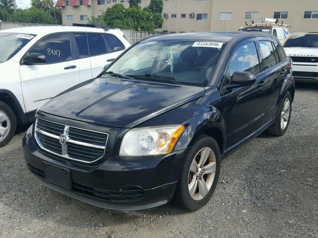 1B3CB4HA9AD630431 - 2010 DODGE CALIBER SX BLACK photo 2