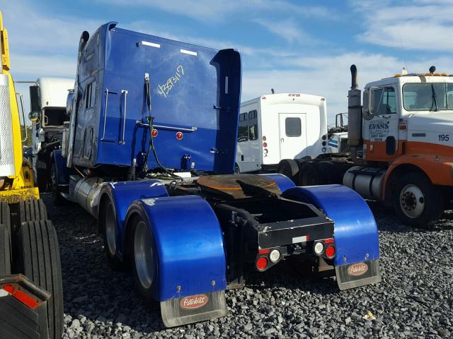 1XPXD49X0CD173328 - 2012 PETERBILT 389 BLUE photo 3