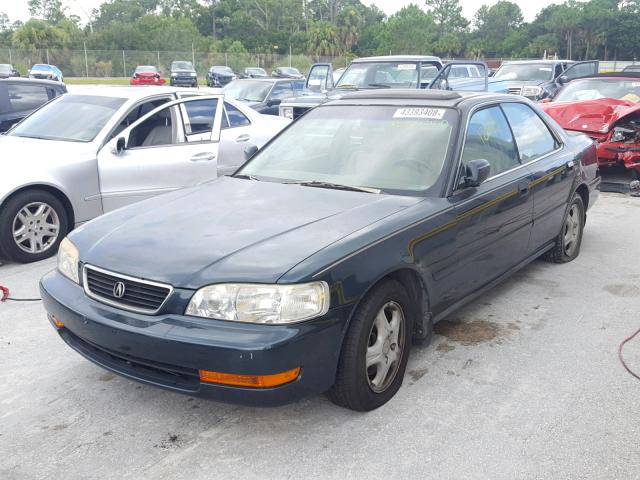 JH4UA2654TC012876 - 1996 ACURA 2.5TL GREEN photo 2