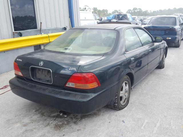 JH4UA2654TC012876 - 1996 ACURA 2.5TL GREEN photo 4