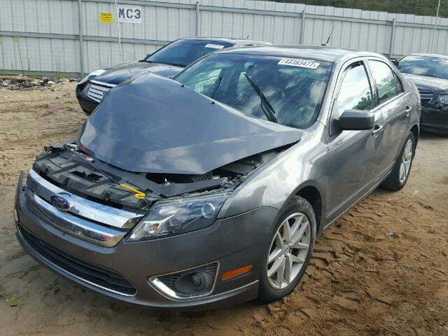 3FAHP0JG7CR311686 - 2012 FORD FUSION GRAY photo 2