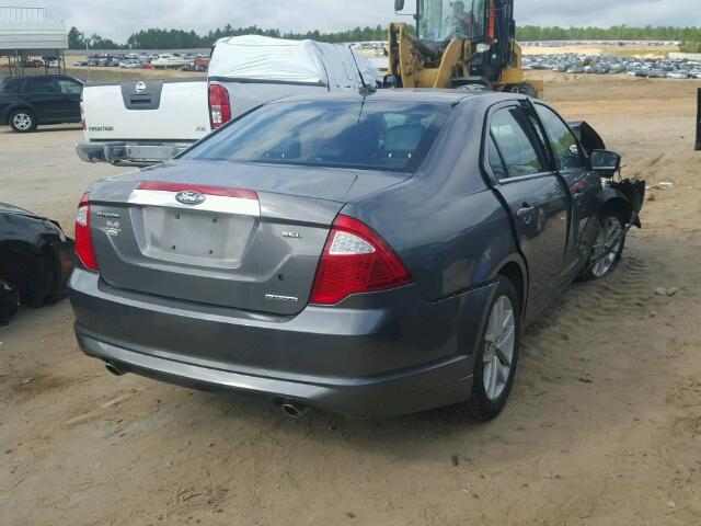 3FAHP0JG7CR311686 - 2012 FORD FUSION GRAY photo 4