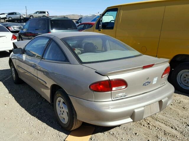 1G1JC124XX7245237 - 1999 CHEVROLET CAVALIER B TAN photo 3