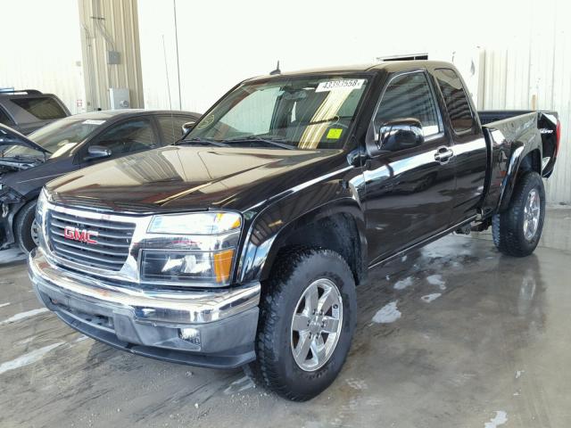 1GTJ5MFE0B8136228 - 2011 GMC CANYON SLE BLACK photo 2