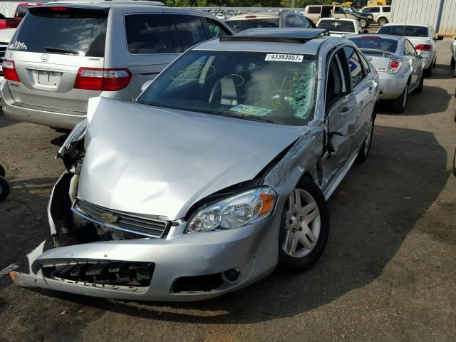 2G1WG5EK4B1302159 - 2011 CHEVROLET IMPALA LT SILVER photo 2