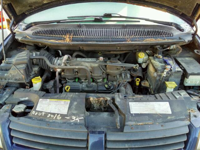 1D4GP24R26B700424 - 2006 DODGE GRAND CARA BLUE photo 7