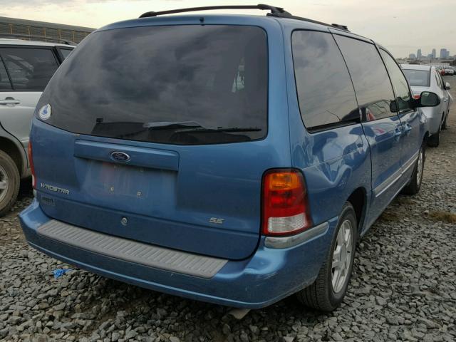 2FMZA52473BA16969 - 2003 FORD WINDSTAR BLUE photo 4