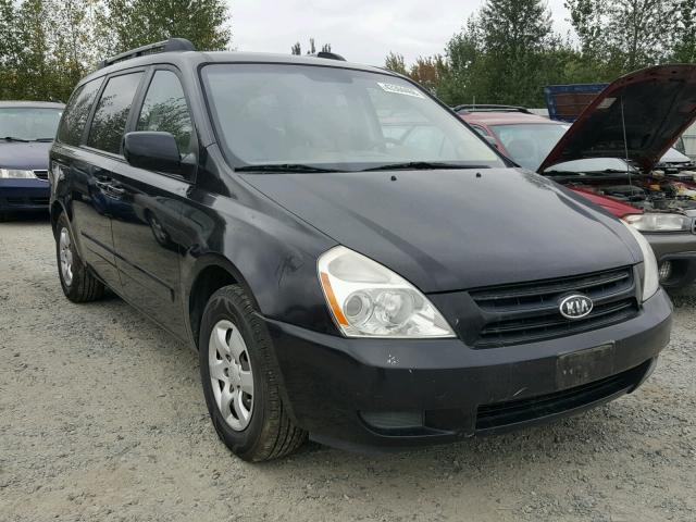 KNDMB233X76109554 - 2007 KIA SEDONA EX BLACK photo 1