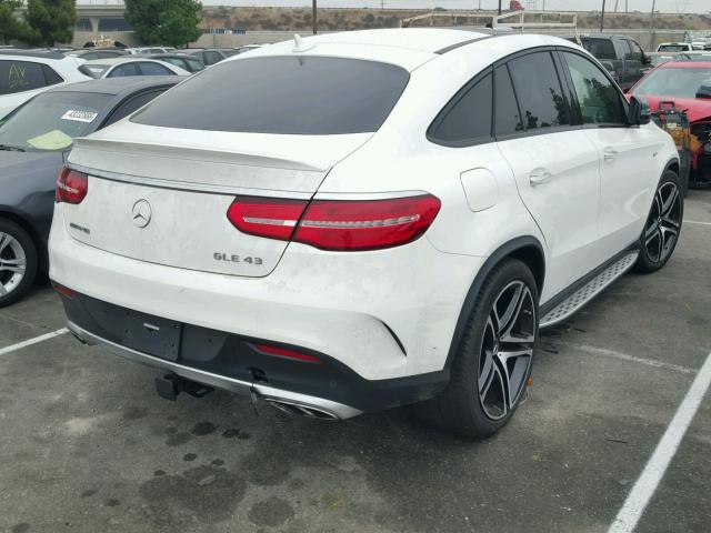 4JGED6EB4HA084946 - 2017 MERCEDES-BENZ GLE COUPE WHITE photo 4