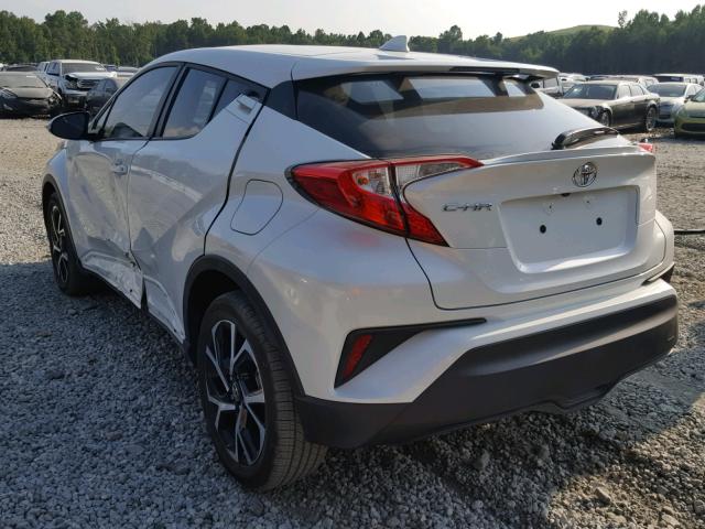 NMTKHMBX8JR031772 - 2018 TOYOTA C-HR XLE WHITE photo 3