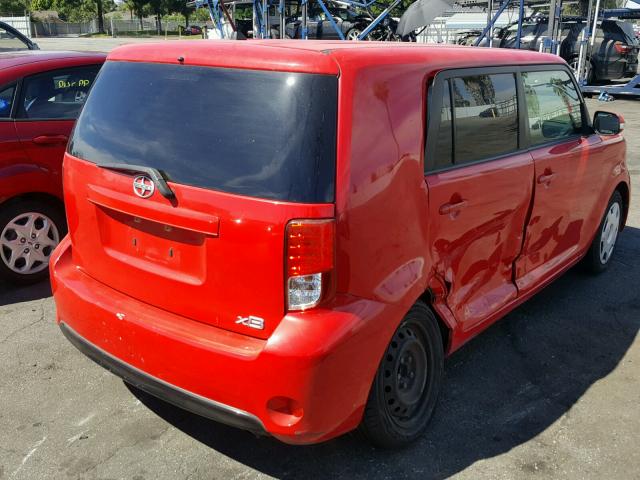 JTLZE4FE6DJ036640 - 2013 TOYOTA SCION XB 红色 照片 4
