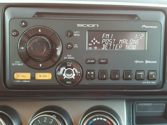 JTLZE4FE6DJ036640 - 2013 TOYOTA SCION XB 红色 照片 9