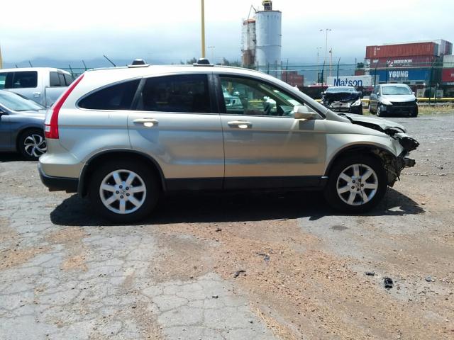 JHLRE48707C029673 - 2007 HONDA CR-V EXL GOLD photo 9