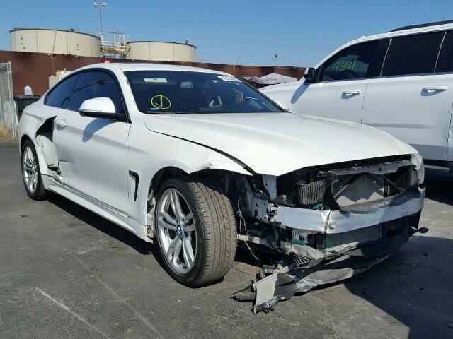 WBA3N3C50EF712615 - 2014 BMW 428 I WHITE photo 1