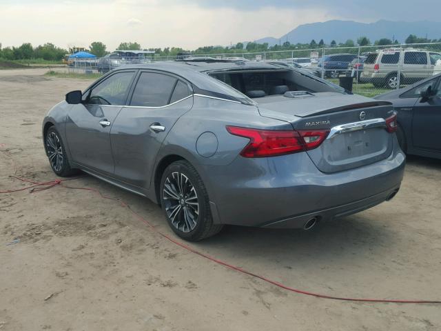 1N4AA6AP8GC433841 - 2016 NISSAN MAXIMA 3.5 GRAY photo 3