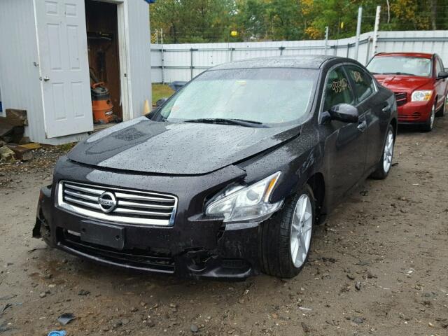 1N4AA5AP3DC839869 - 2013 NISSAN MAXIMA S BLACK photo 2