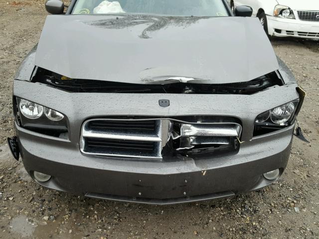 2B3LA53TX9H571339 - 2009 DODGE CHARGER GRAY photo 7