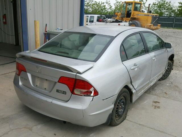 1HGFA16856L069267 - 2006 HONDA CIVIC EX GRAY photo 4