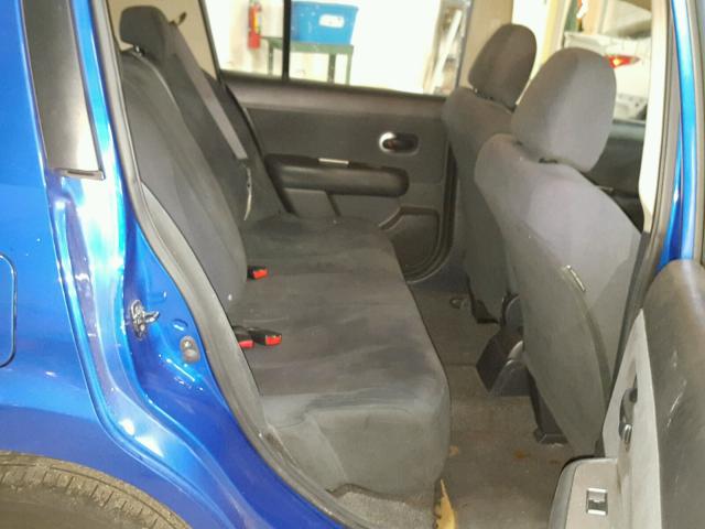 3N1BC13E99L388264 - 2009 NISSAN VERSA S BLUE photo 6