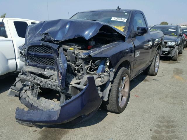 3C6JR6CT7DG511393 - 2013 RAM 1500 SPORT BLUE photo 2