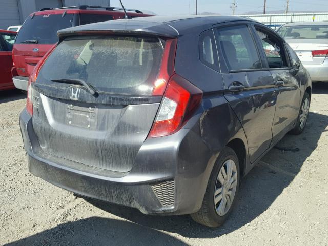 JHMGK5H55HS022547 - 2017 HONDA FIT LX GRAY photo 4