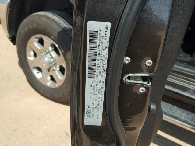 3C6UR5JLXHG767902 - 2017 RAM 2500 SLT GRAY photo 10