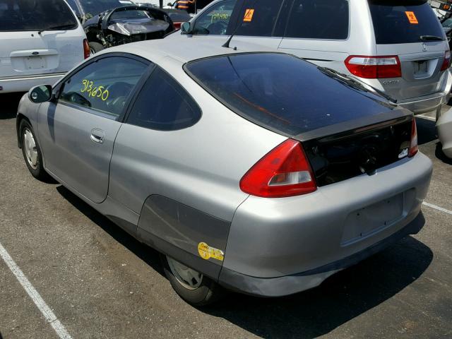 JHMZE1355YT005404 - 2000 HONDA INSIGHT SILVER photo 3