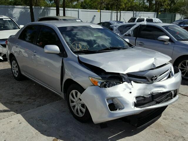 2T1BU4EE5BC603737 - 2011 TOYOTA COROLLA SILVER photo 1