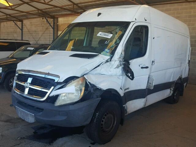 WD0PE745485257103 - 2008 DODGE SPRINTER 2 WHITE photo 2