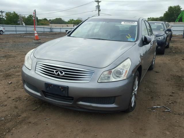 JNKBV61F07M802534 - 2007 INFINITI G35 GRAY photo 2