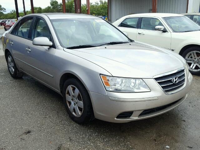 5NPET46C39H482193 - 2009 HYUNDAI SONATA BEIGE photo 1