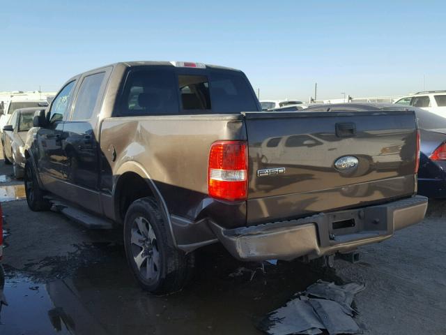 1FTPW12516KC10633 - 2006 FORD F150 SUPER GRAY photo 3