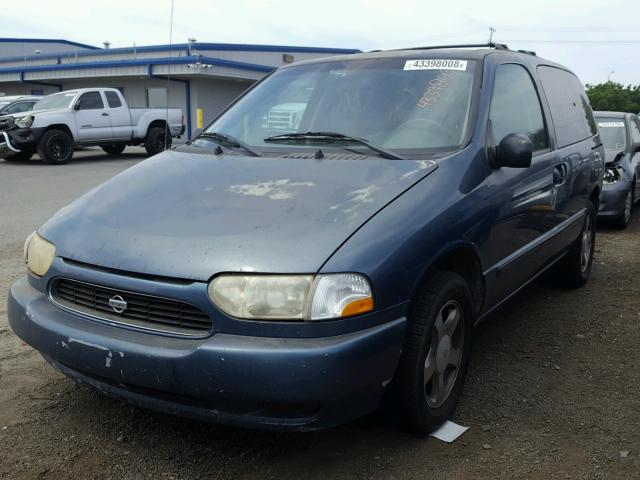 4N2ZN15T01D805585 - 2001 NISSAN QUEST GXE GREEN photo 2