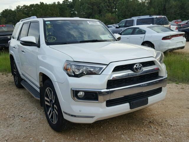 JTEZU5JRXE5076093 - 2014 TOYOTA 4RUNNER WHITE photo 1