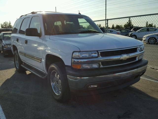 1GNEC13T05R213016 - 2005 CHEVROLET TAHOE C150 WHITE photo 1