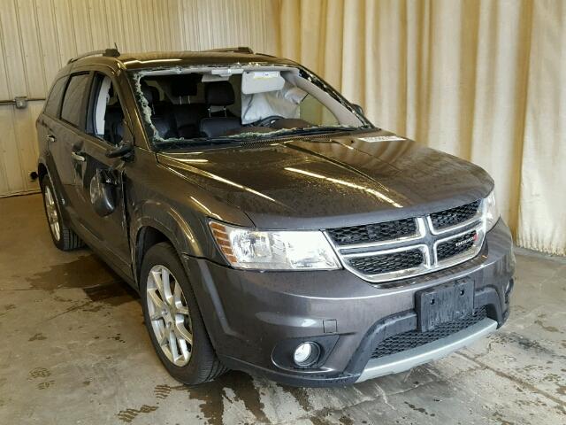 3C4PDCDG3ET150738 - 2014 DODGE JOURNEY CHARCOAL photo 1