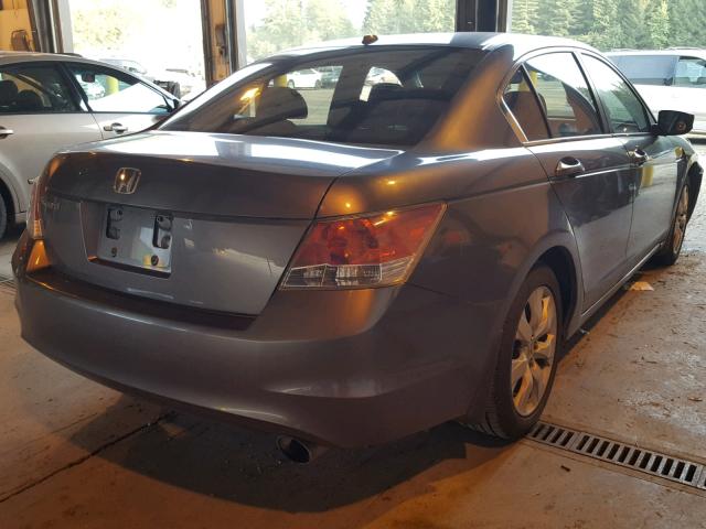 JHMCP26888C057184 - 2008 HONDA ACCORD EXL GRAY photo 4