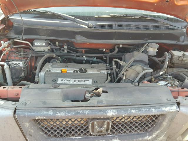 5J6YH28693L029171 - 2003 HONDA ELEMENT EX ORANGE photo 7