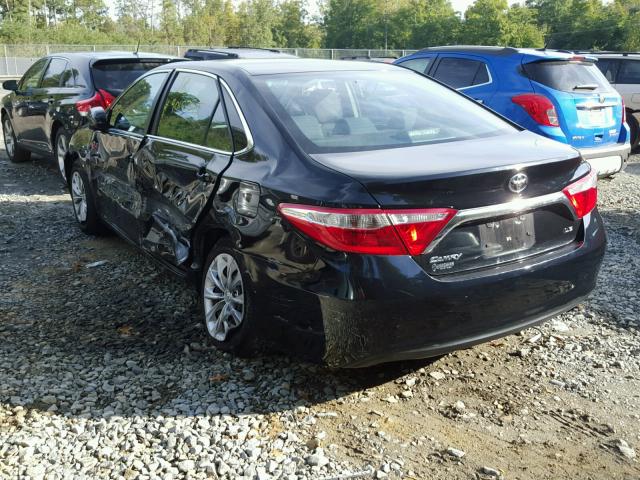 4T4BF1FK9GR538058 - 2016 TOYOTA CAMRY LE BLACK photo 3