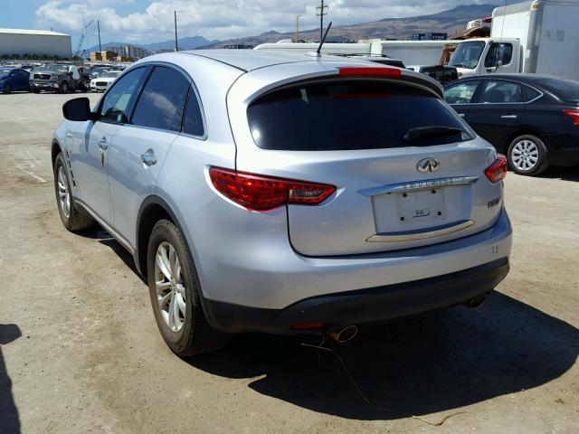 JN8CS1MW0HM412150 - 2017 INFINITI QX70 SILVER photo 3