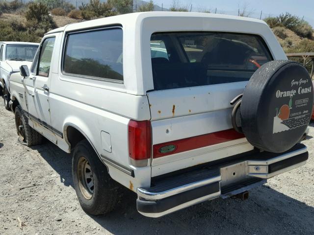 1FMEU15N0KLA36692 - 1989 FORD BRONCO U10 WHITE photo 3