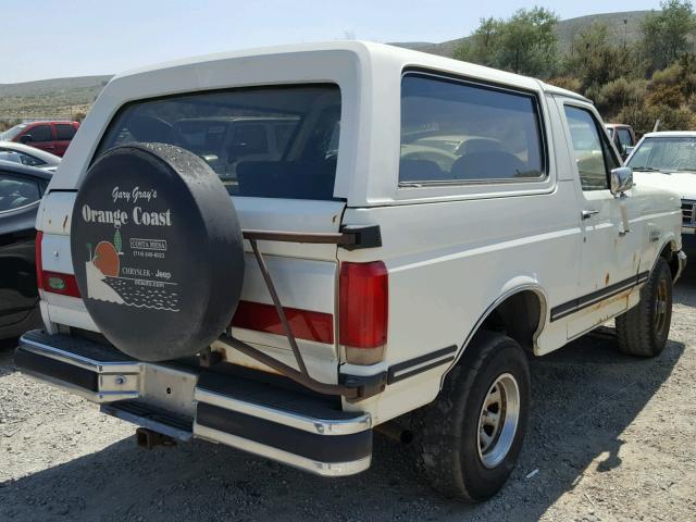 1FMEU15N0KLA36692 - 1989 FORD BRONCO U10 WHITE photo 4