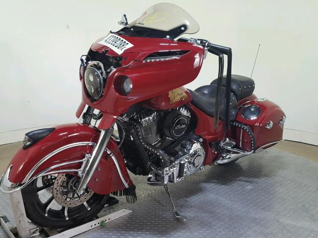 56KTCAAA6E3317069 - 2014 INDIAN MOTORCYCLE CO. CHIEFTAIN RED photo 4