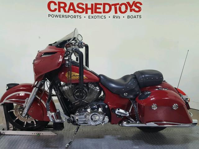 56KTCAAA6E3317069 - 2014 INDIAN MOTORCYCLE CO. CHIEFTAIN RED photo 5