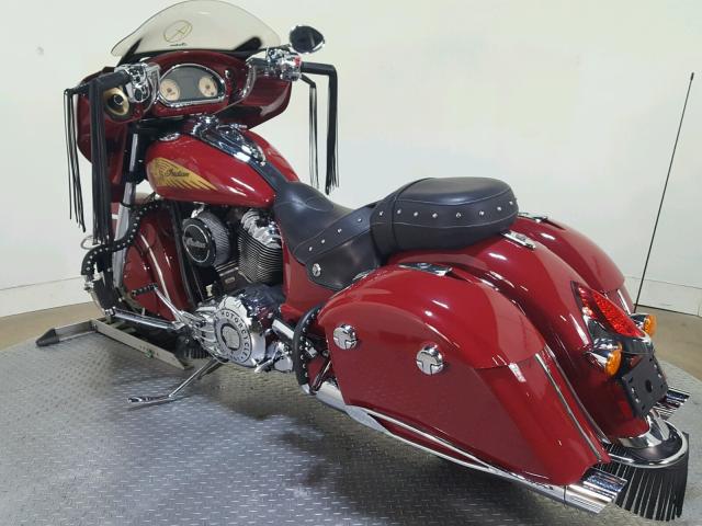 56KTCAAA6E3317069 - 2014 INDIAN MOTORCYCLE CO. CHIEFTAIN RED photo 6
