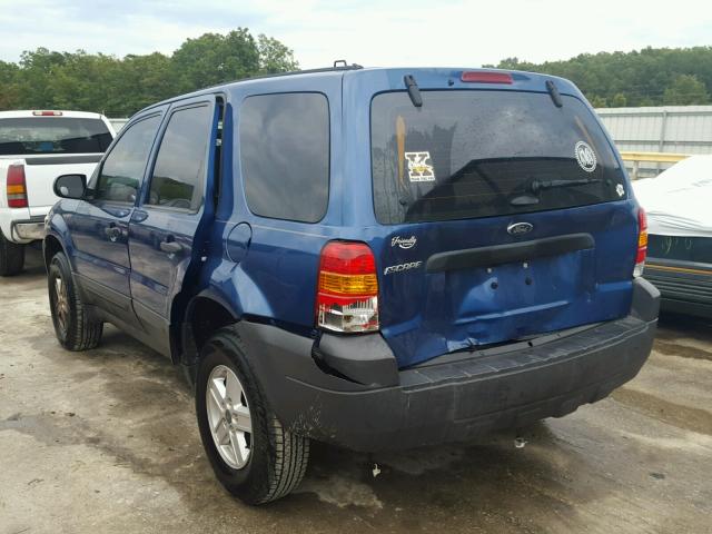 1FMYU02Z17KA29195 - 2007 FORD ESCAPE XLS BLUE photo 3