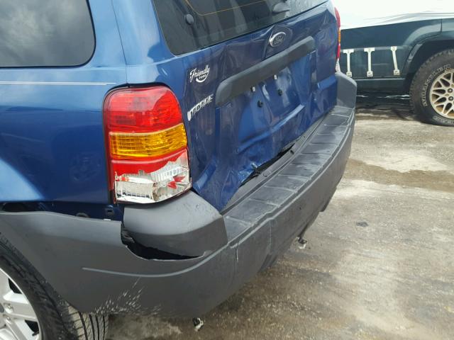 1FMYU02Z17KA29195 - 2007 FORD ESCAPE XLS BLUE photo 9