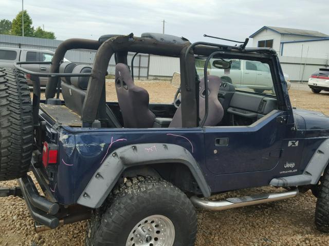 1J4FA39S83P311727 - 2003 JEEP WRANGLER C BLUE photo 9