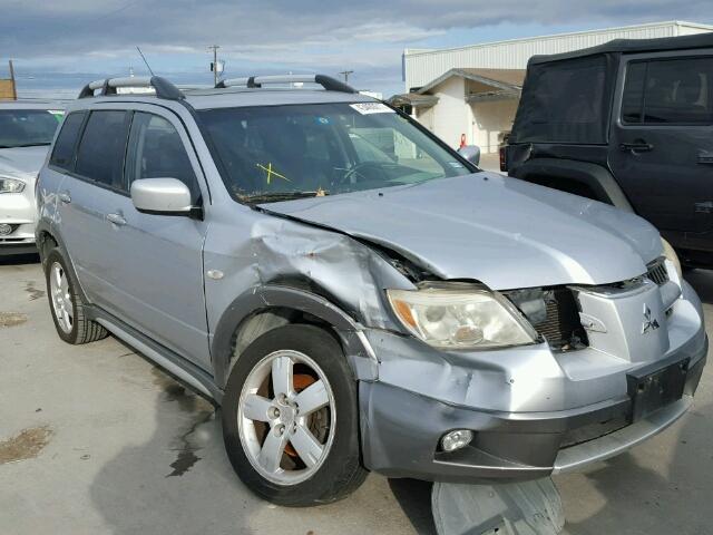 JA4LX41F25U043185 - 2005 MITSUBISHI OUTLANDER SILVER photo 1