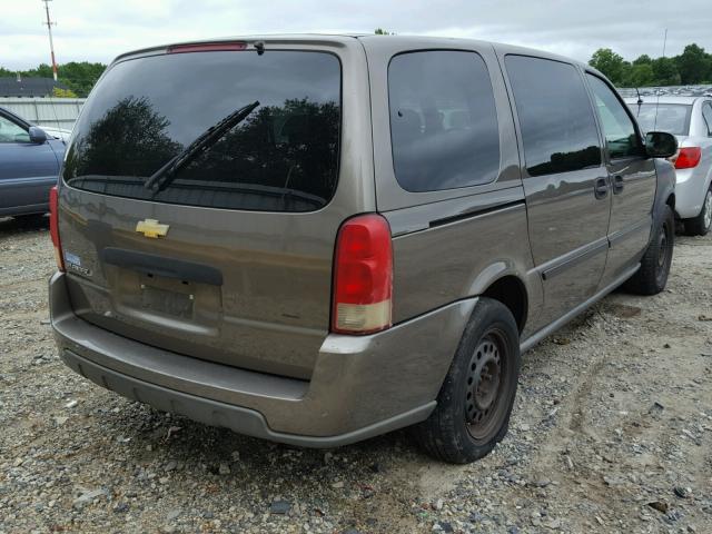 1GNDV03L05D245235 - 2005 CHEVROLET UPLANDER BROWN photo 4